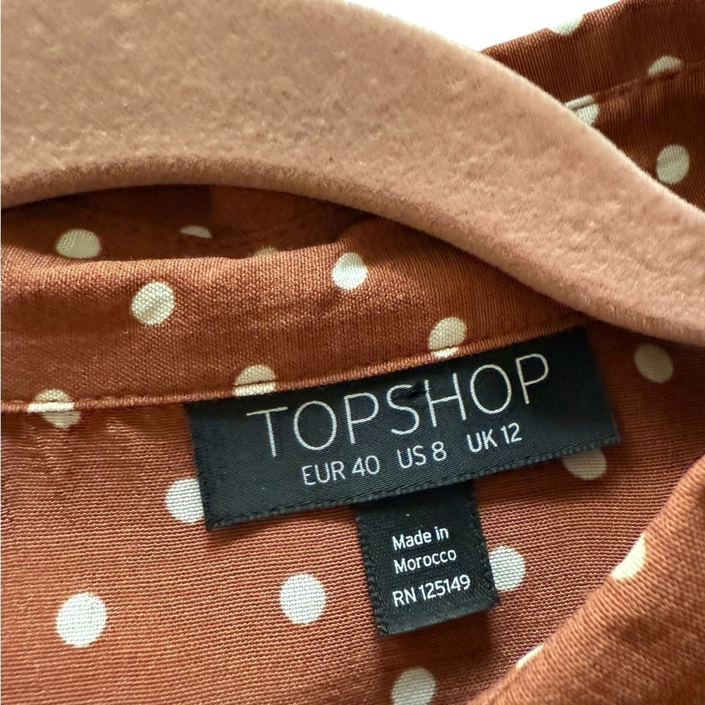 Top Shop Selfridges Polk Dot Shirtwaist As Seen On Princess Kate 8 - Picture 8 of 11